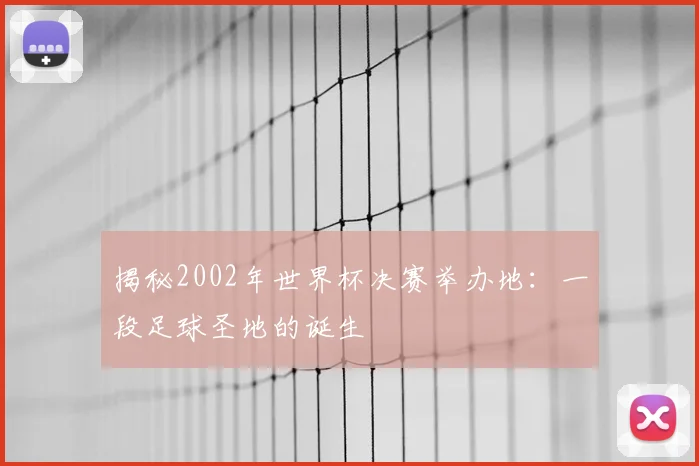 揭秘2002年世界杯决赛举办地：一段足球圣地的诞生